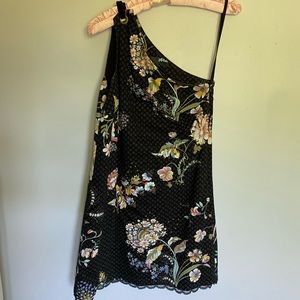 Anthropologie Maeve Off the Shoulder Embroidered Dress